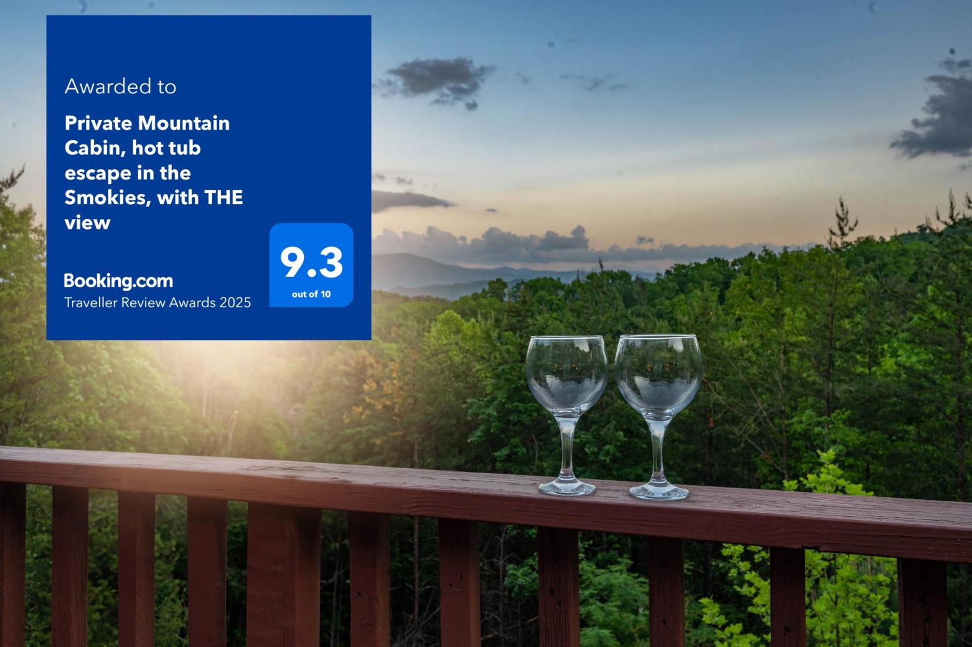 Private Mountain Cabin, Hot Tub Escape In The Smokies, With The View Sevierville Zewnętrze zdjęcie